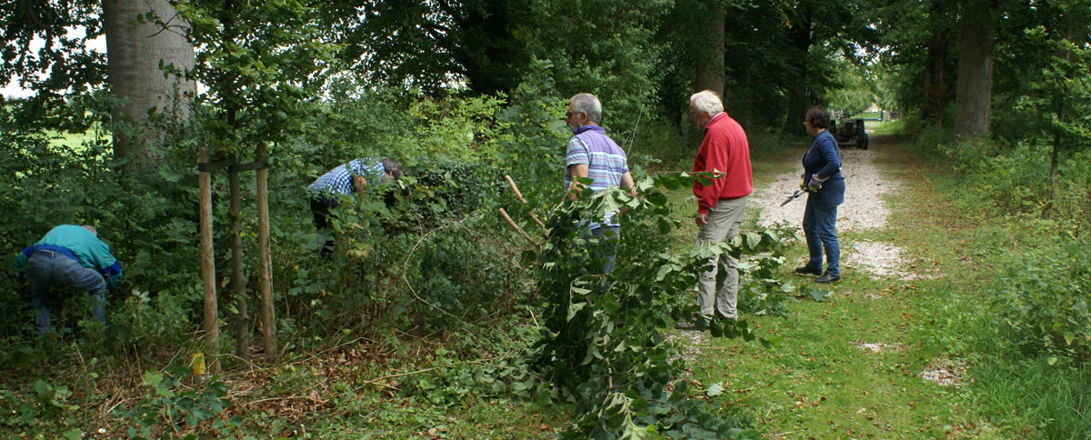 vrijwilligers Landgoed Wickenburgh